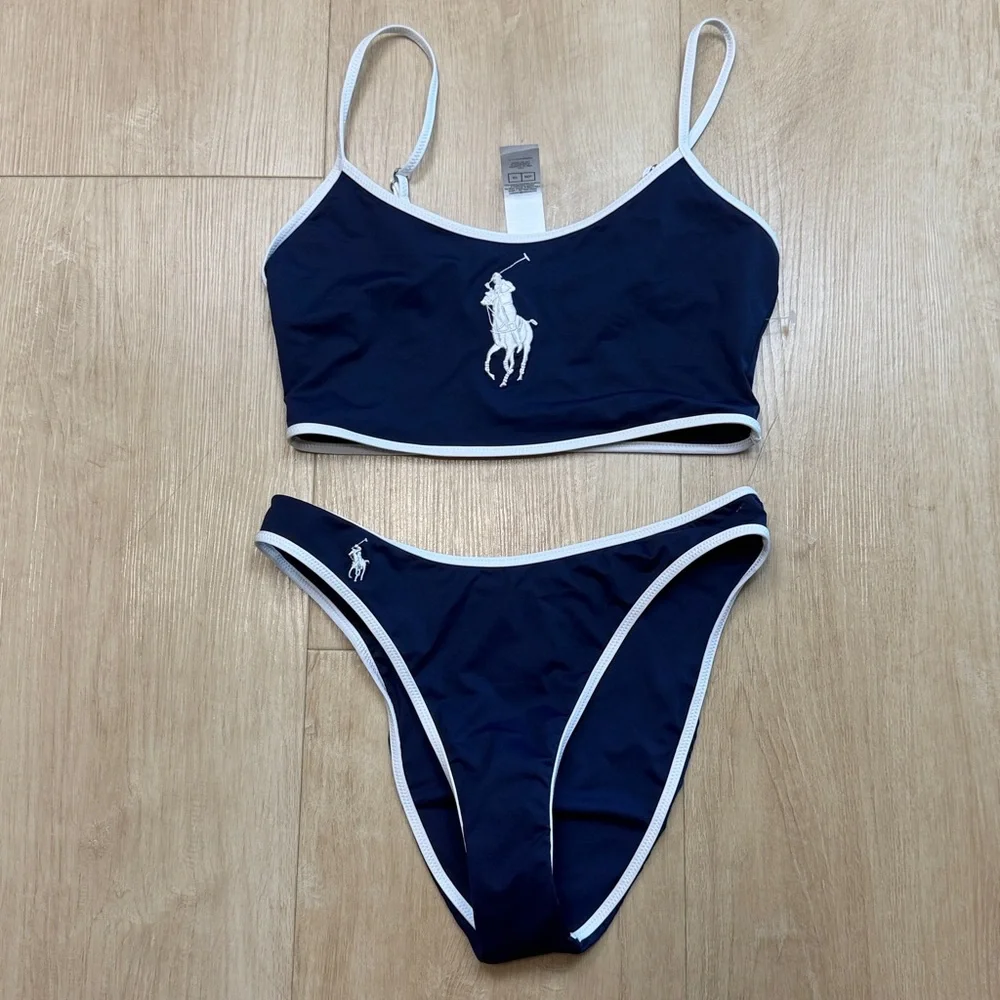 Ralph Lauren polo Contrast Binding Bikini top & bottom_4